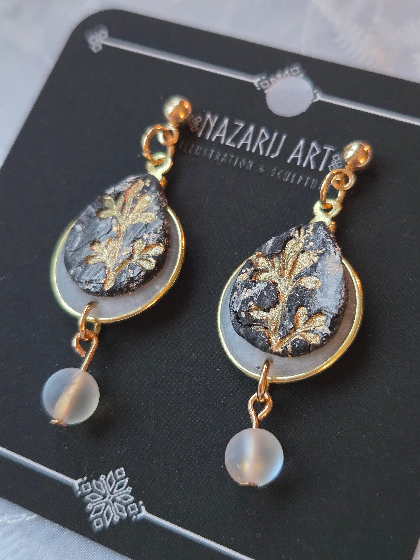 Botany Drop Yule Earrings