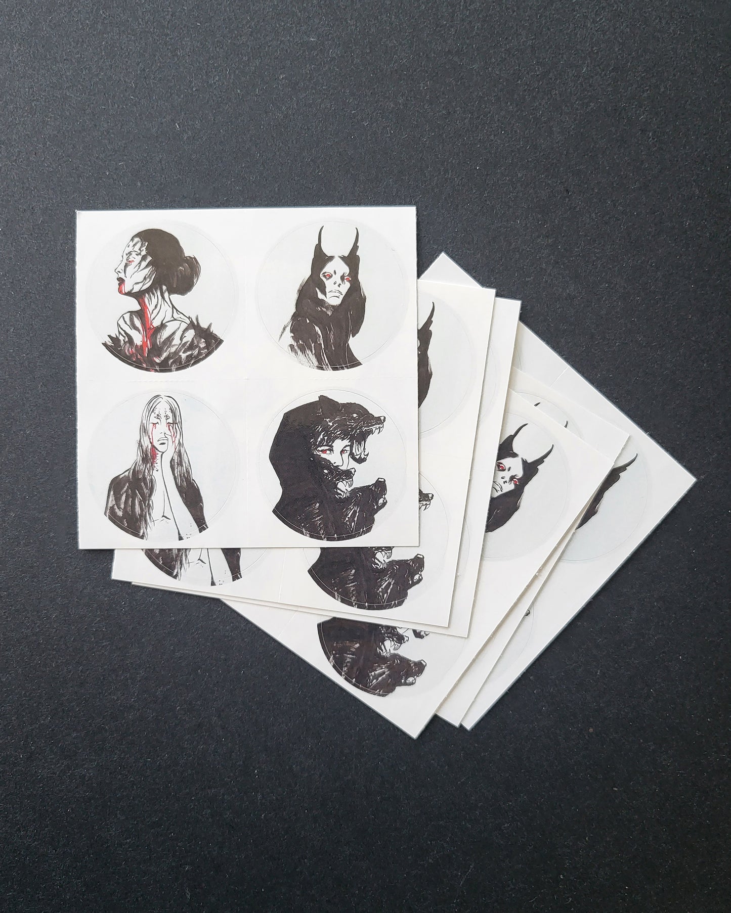 4 Sticker Sheet - Inktober 2021