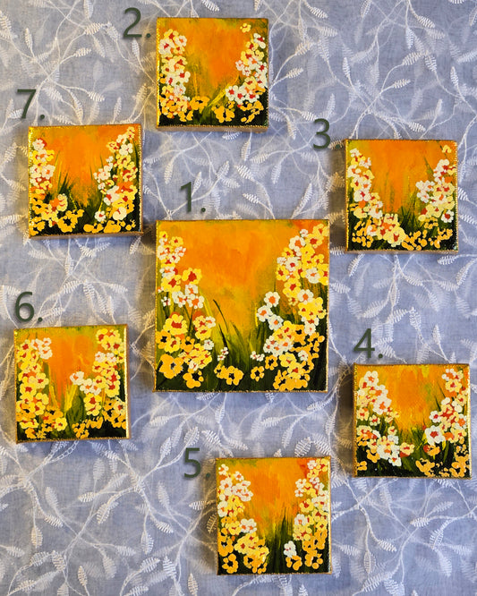 ''Ēostre's Blooming'' Original Acrylic Paintings