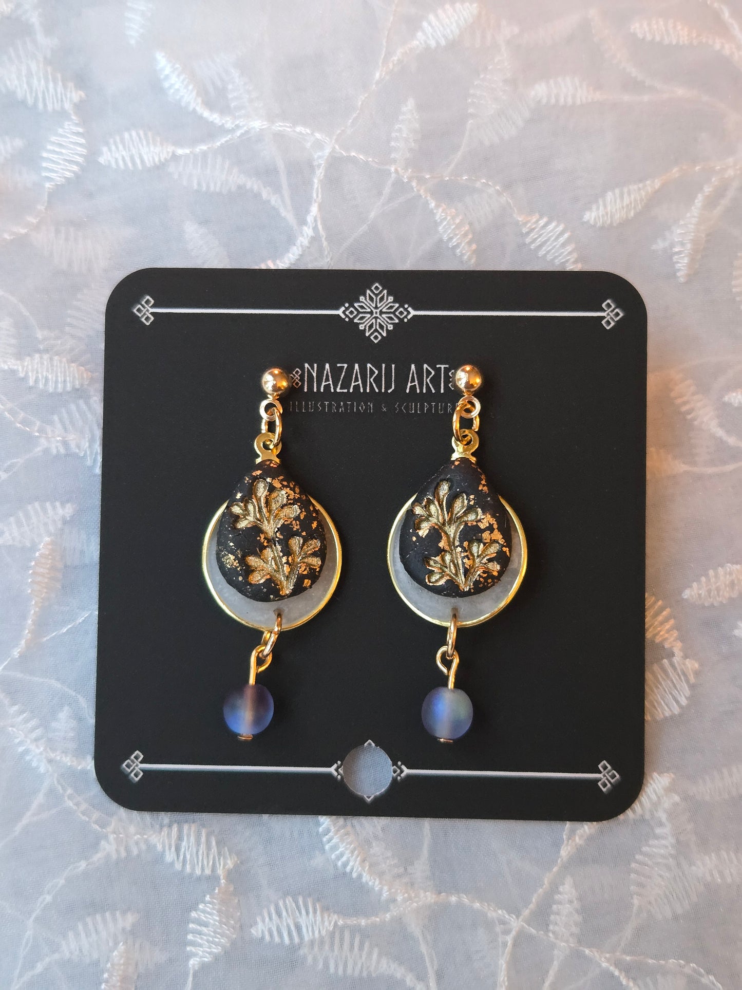 Botany Drop Yule Earrings