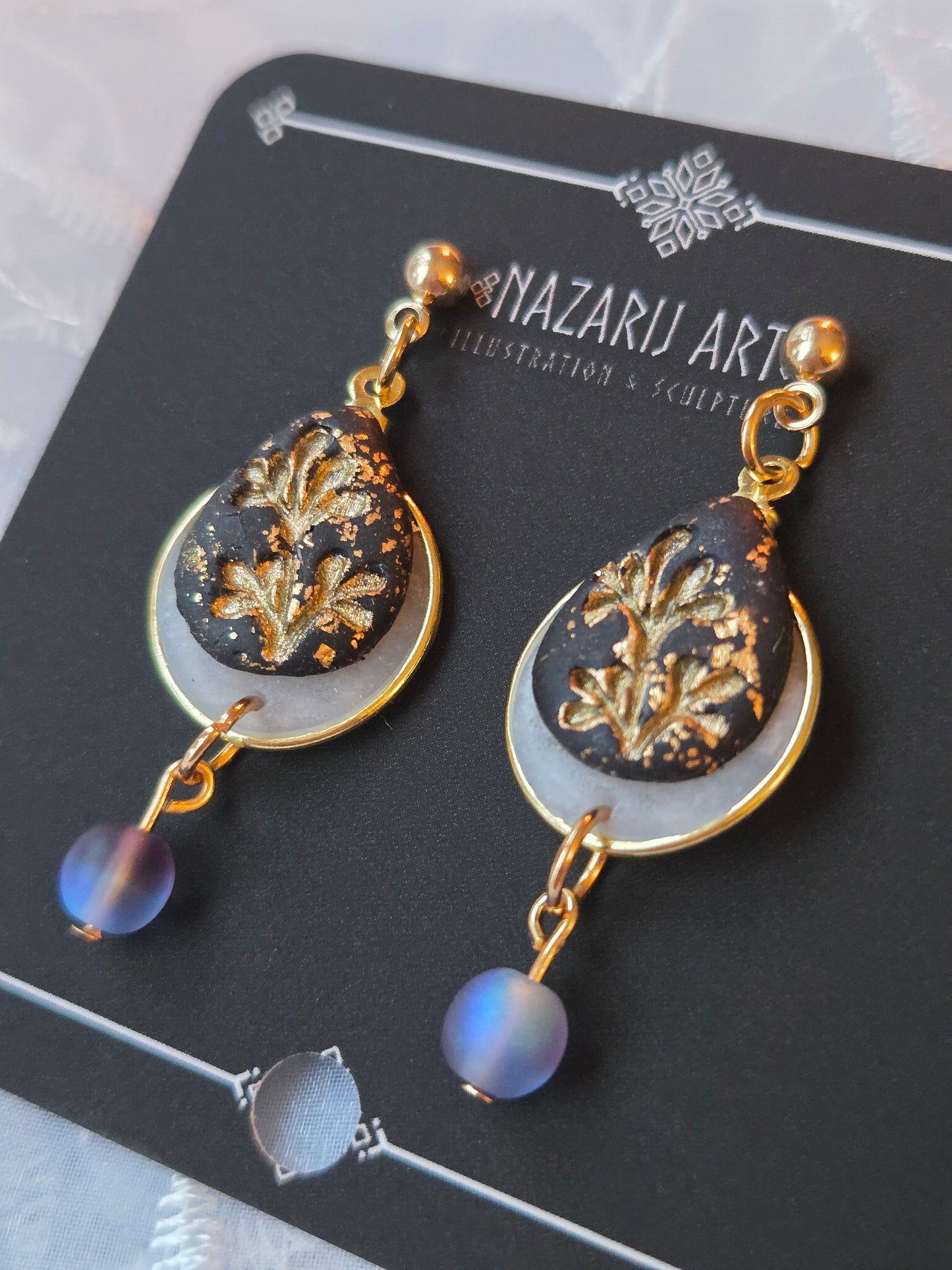 Botany Drop Yule Earrings