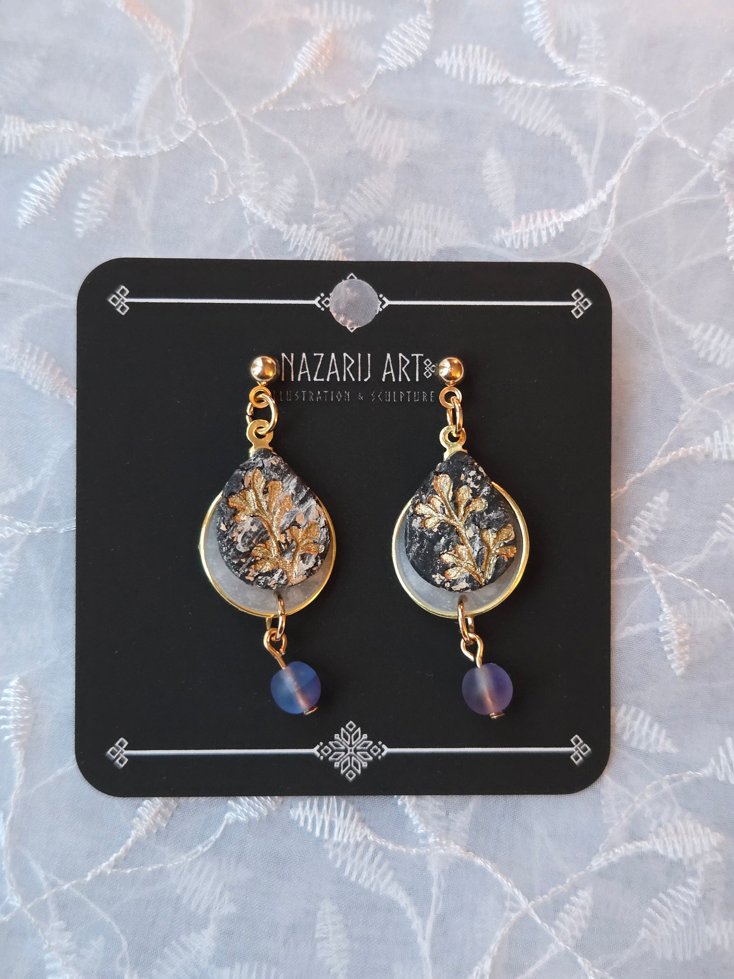 Botany Drop Yule Earrings