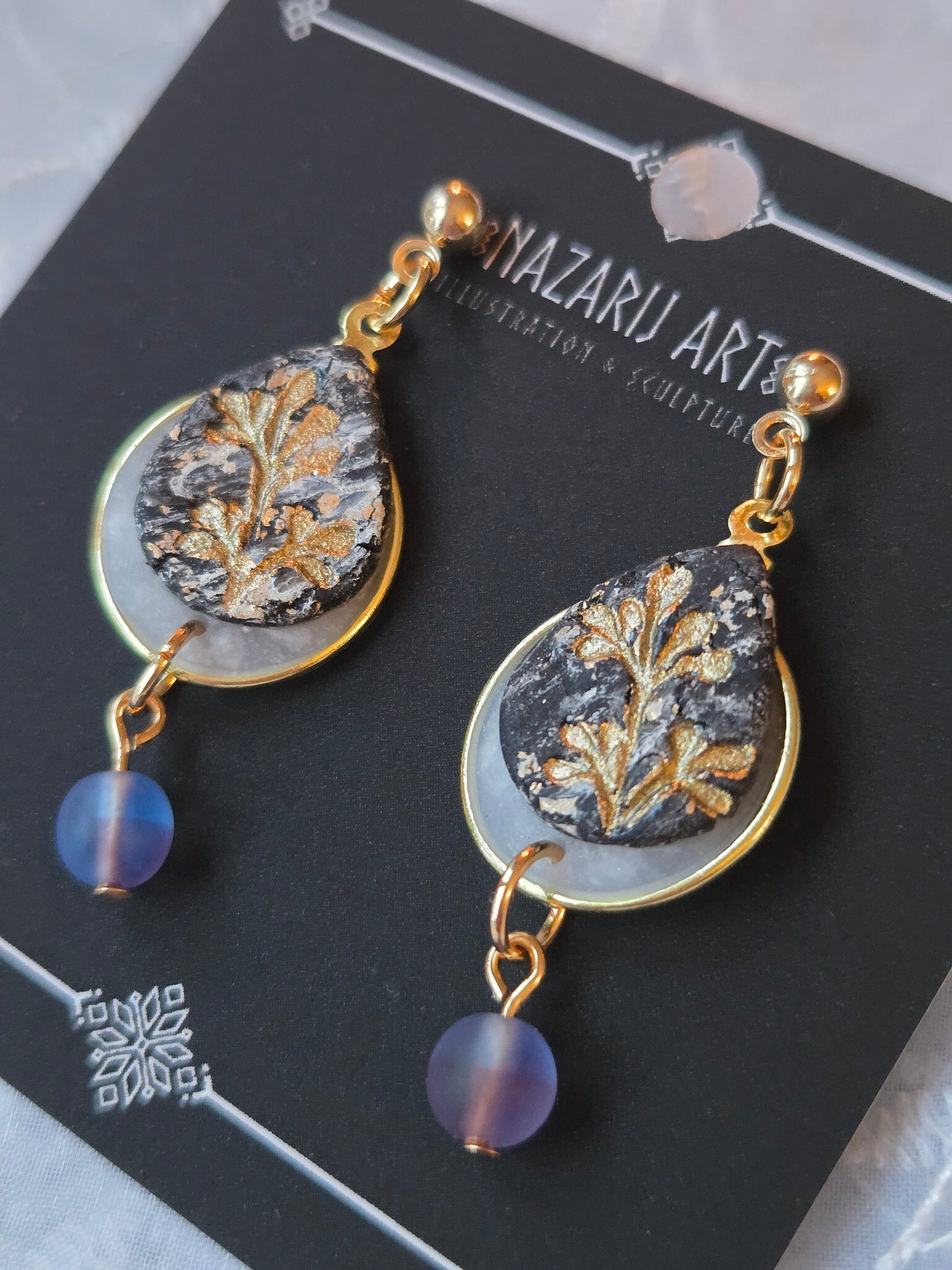 Botany Drop Yule Earrings