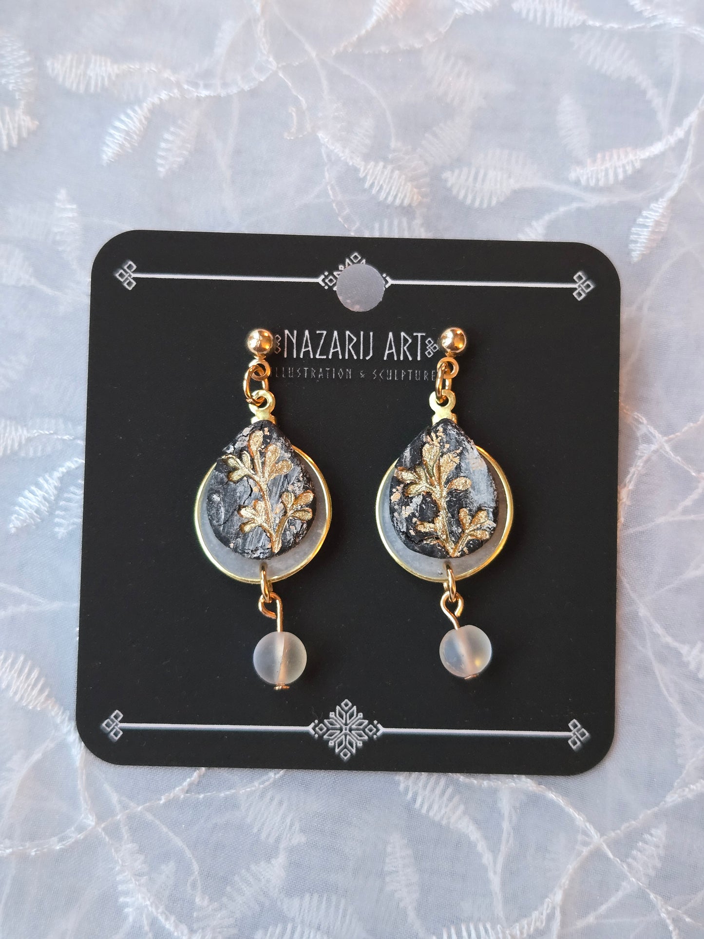 Botany Drop Yule Earrings