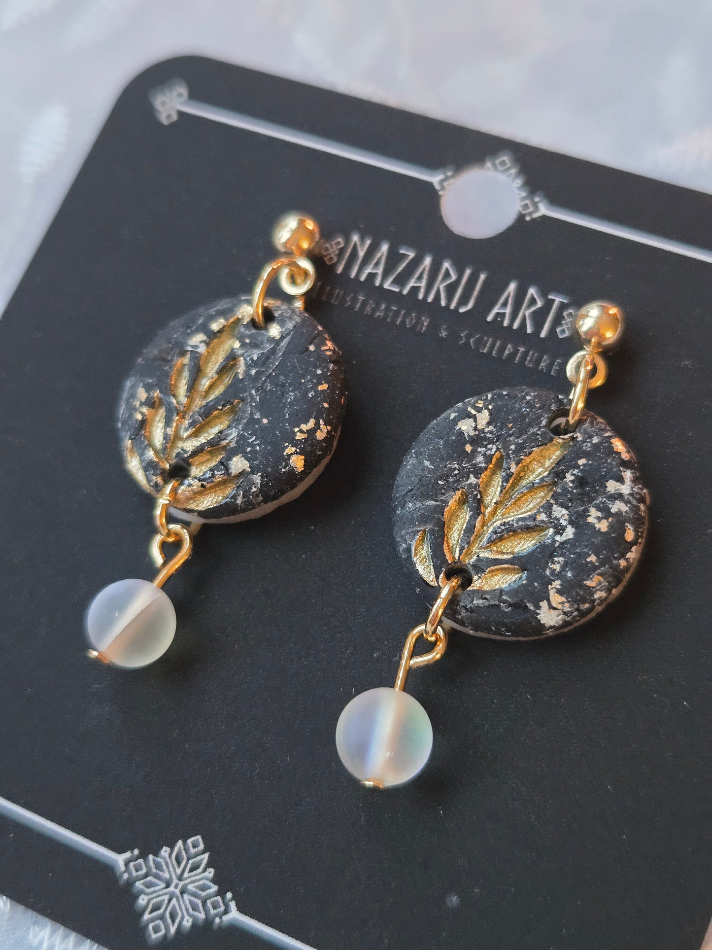 Botany Yule Earrings