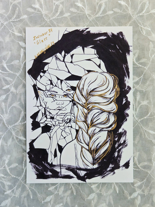 Witchtober #3 ''Glass'' Art Print