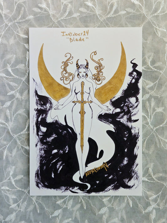 Witchtober #11 ''Blade'' Art Print