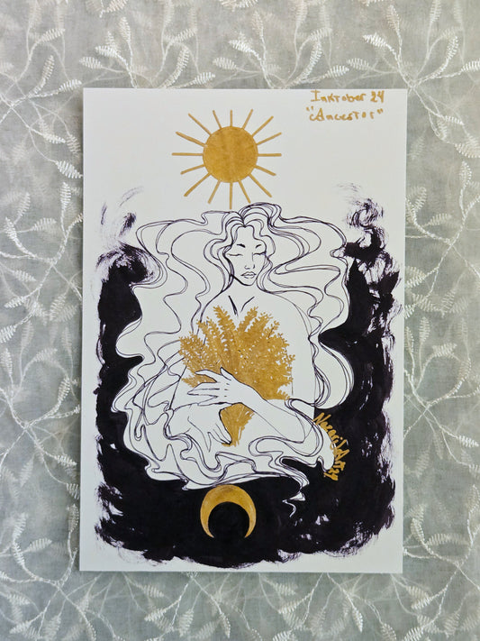 Witchtober #12 ''Ancestor'' Art Print