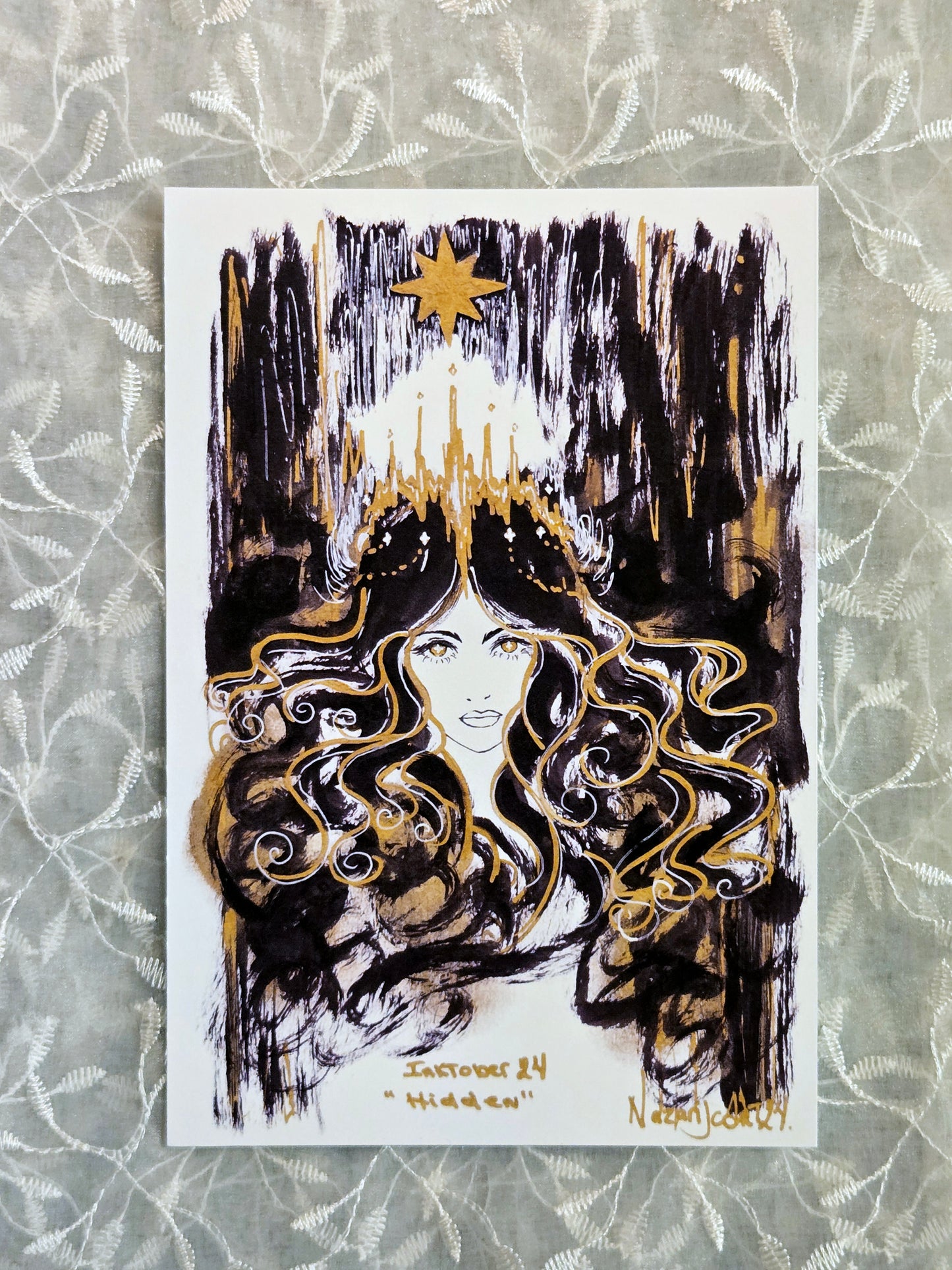 Witchtober #14 ''Hidden'' Art Print