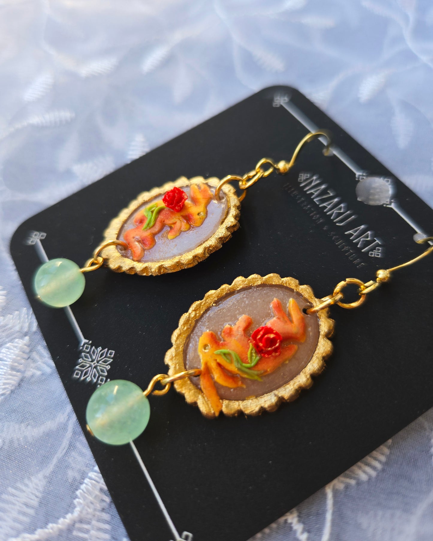 Imbolc Bunnies Earrings